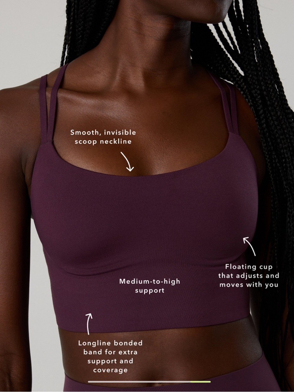Offline by Aerie Real Me XTRA Hold Up! Strappy Sports Bra S - Picture 3 of 5